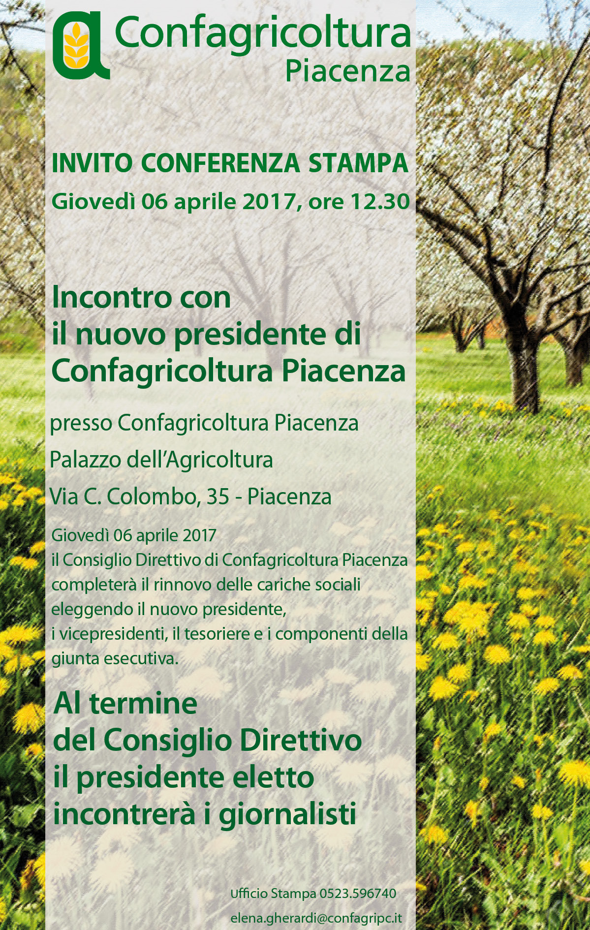 Conferenza stampa 6 aprile